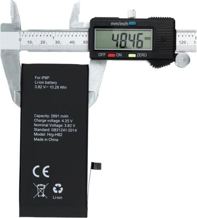 Actual product image Clappio iPhone 616-00367 2691 mAh battery