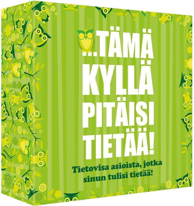 Actual product image JTI Tämä Kyllä Pitäisi Tietää -Quiz (Finnish)