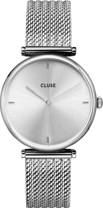 Immagine prodotto Cluse Triomphe Mesh Argento (Orologio da polso analogico, 33 mm)