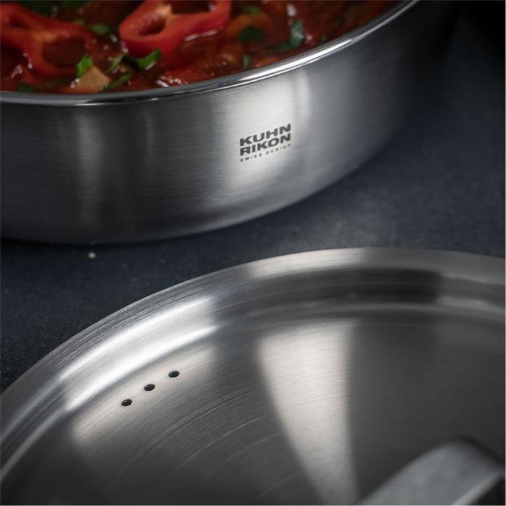 Actual product image Kuhn Rikon CULINARY FIVEPLY Sauté Pan uncoated Ø 28 cm (28 cm, Frying pan)