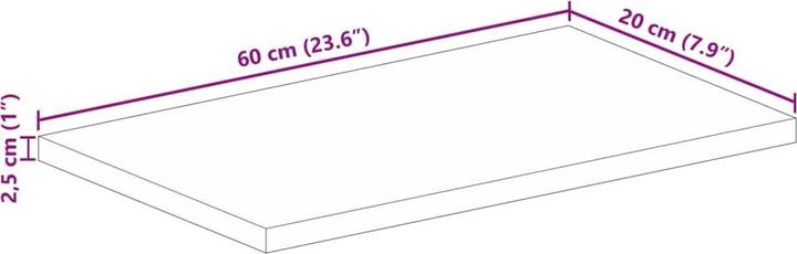 Produktbild VidaXL Keilani (60 x 20 x 2.5 cm)