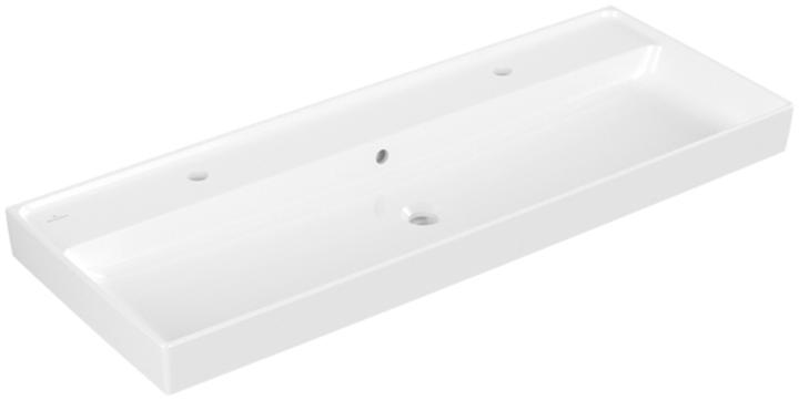 Produktbild Villeroy & Boch Doppel-Möbelwaschtisch Collaro 120 cm x 47 cm weiss 4A33C401 (470 mm, 1200 mm)