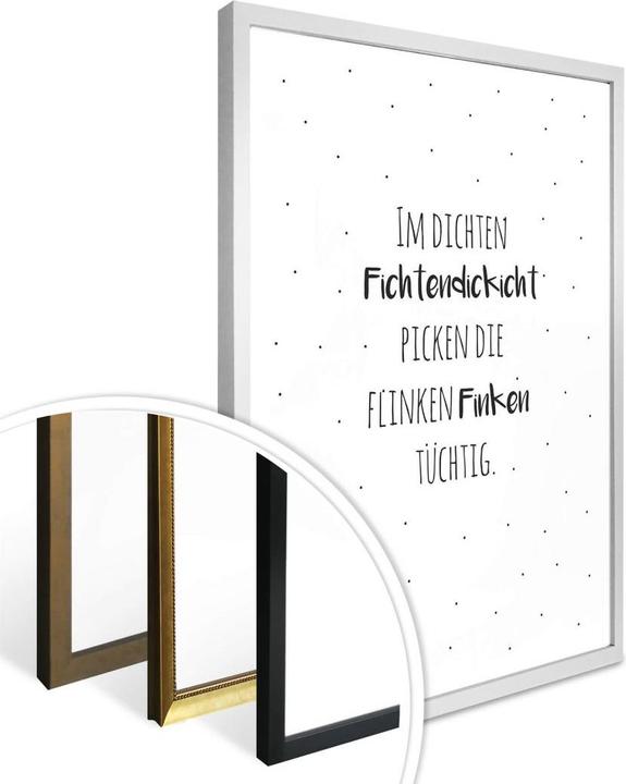 Image du produit Trenddeko Virelangue - Dans l'épais fourré d'épicéas (30 x 40 cm)