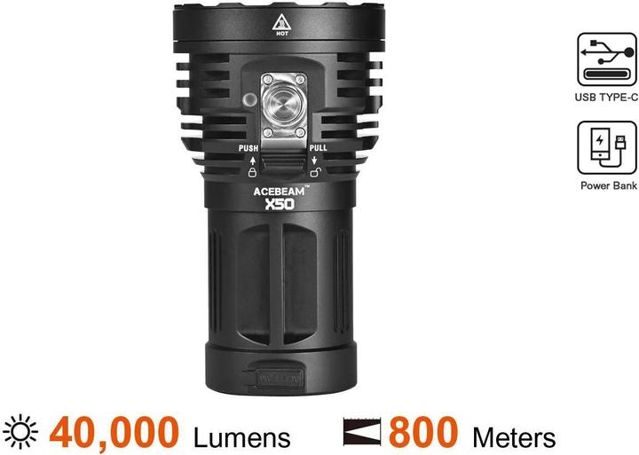 Immagine prodotto AceBeam X50 (13.50 cm, 40000 lm)