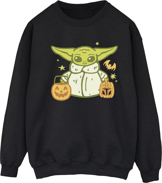 Actual product image Star Wars Womens/Ladies Trick Or Treat Grogu Sweatshirt (4XL)