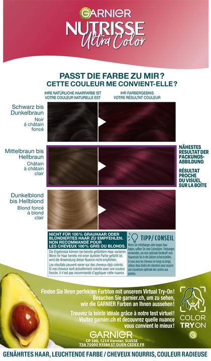 Produktbild Garnier Nutrisse Colorissimos/Ultra Color (22706 Burgundy Garnet)