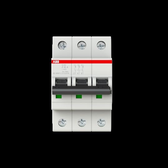 Actual product image ABB S203-Z40 Automatic circuit breaker 40A pro M compact 3-pole