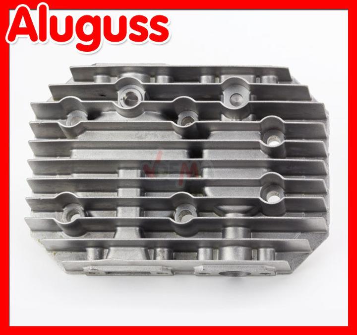 Image du produit Dema Aluguss Zylinderkopf 11 Kühlrippen 4 Anschlüsse für Kompressor Art. 24517