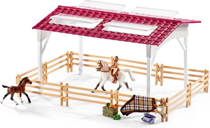 Produktbild Schleich Reiterhof mit Reiterin und Pferden