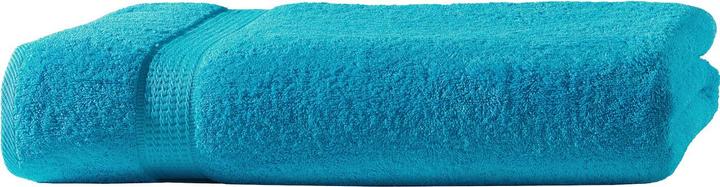 Actual product image Casativo Bath towel, 100 x 150 cm 100% luxurious cotton, with 2 borders, turquoise (150 x 100 cm)