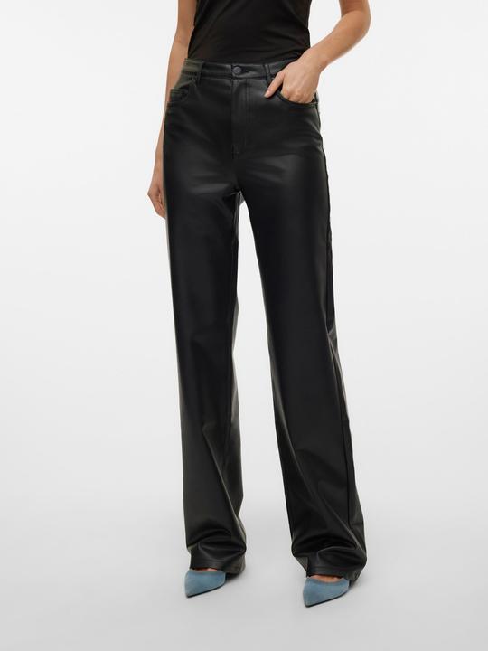 Produktbild Vero Moda VMTESSA Hohe Taille Hose Hose in Lederoptik (W30/L30)