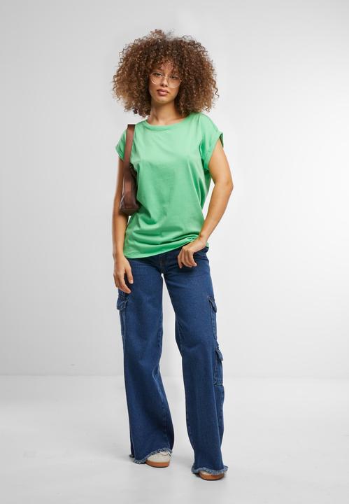 Actual product image Urban Classics Ladies Extended Shoulder Tee (L)