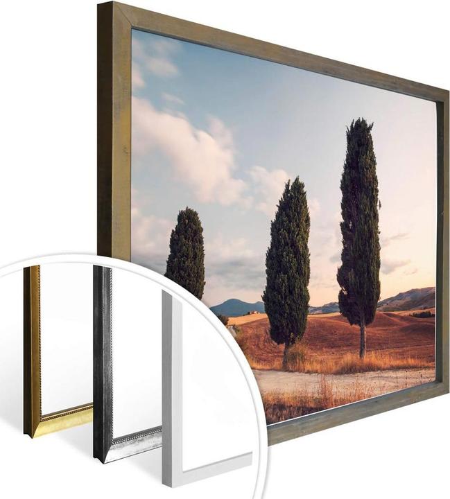 Actual product image Trenddeko Three cypresses along the way (30 x 24 cm)