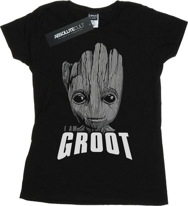Guardians Of The Galaxy Groot Face TShirt (L)