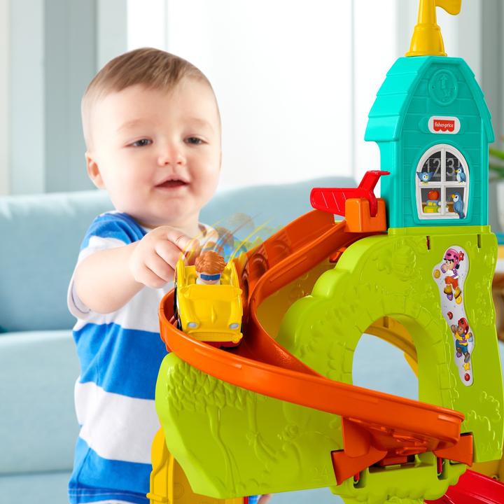 Produktbild Fisher-Price Little People - Sitzen und Stehen Wheelies Garage
