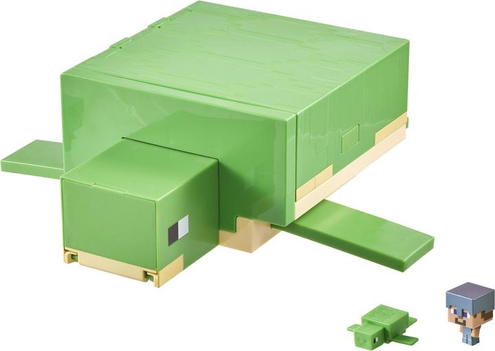 Actual product image Minecraft Transforming Turtle Hideout and Action Figures