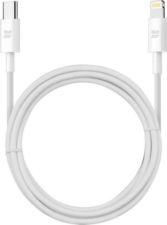 Actual product image BlueStar Cable Blue Star BLUE STAR cable Type C to Lightning 2A 12W QC3.0 PA-X12 1 m white (1 m, USB 3.0)