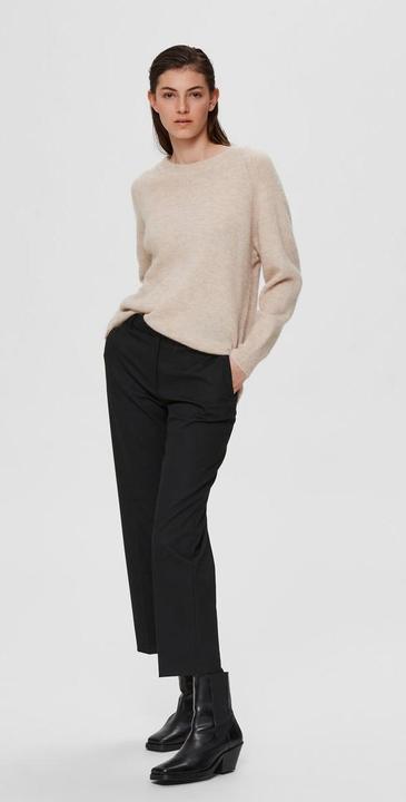 Produktbild Selected Femme Rundhalsausschnitt Woll Pullover (S)