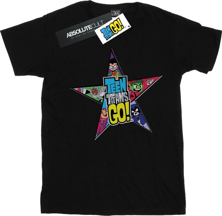Produktbild Teen Titans Go Star Logo TShirt Mädchen (140, 146)