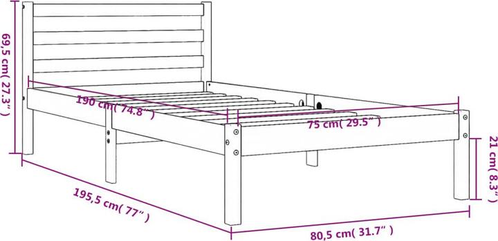 Immagine prodotto VidaXL Joey (120 x 190 cm)