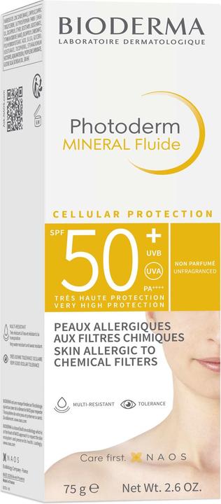 Produktbild Bioderma Photoderm Mineral Fluide SPF50+ (Sonnencreme Gesicht, SPF 50, 105 ml, 150 g)