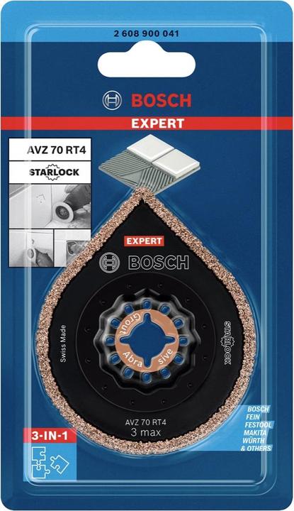 Productafbeelding Bosch Professional Zubehör Voegenreiniger EXPERT 3 max AVZ 70 RT4 Carbide RIFF 1 stuk 2,5 mm pc.