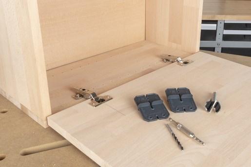 Immagine prodotto wolfcraft Set di fori per cerniere (26 mm)