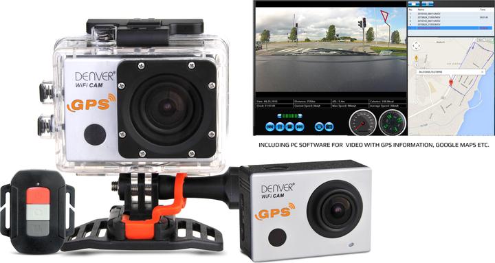 Produktbild DENVER ACG-8050W - Action-Kamera - 1080p / 60 BpS (WLAN)