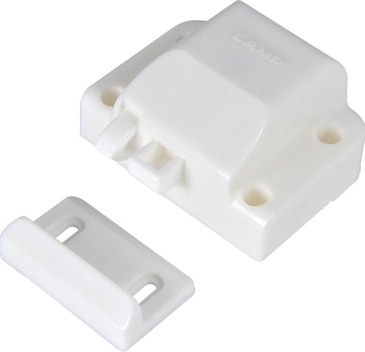 LAMP® Druckknopfverschlusskörper+Gegenstück TLP, weiss (1 Stk.)
