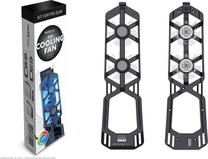 Image du produit Maxx Tech Ventilateur RGB à contrôle automatique de la température - PS5 Slim (PS5) (PS5)