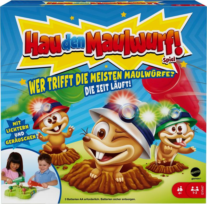 Actual product image Mattel Games WHAC-A-MOLE (German)