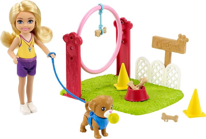 Produktbild Barbie Chelsea Hundetrainerin-Spielset mit Puppe