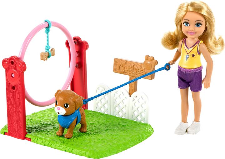 Produktbild Barbie Chelsea Hundetrainerin-Spielset mit Puppe