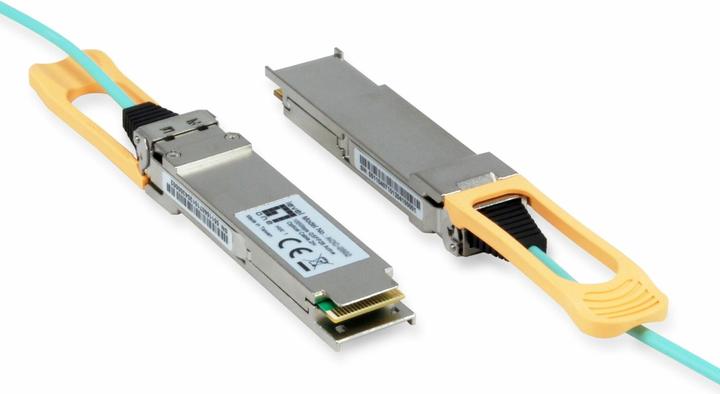 Image du produit LevelOne AOC-0501 Module émetteur-récepteur réseau fibre optique QSFP28 850 nm
