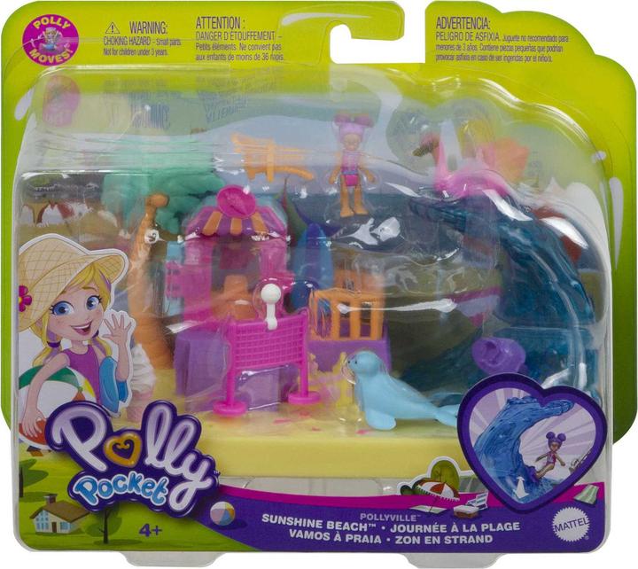 Actual product image Polly Pocket POLLYVILLE SUNSHINE BEACH Playset