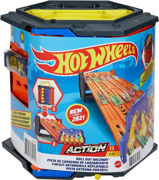Produktbild Hot Wheels rollen die Raceway-Rennstrecke aus