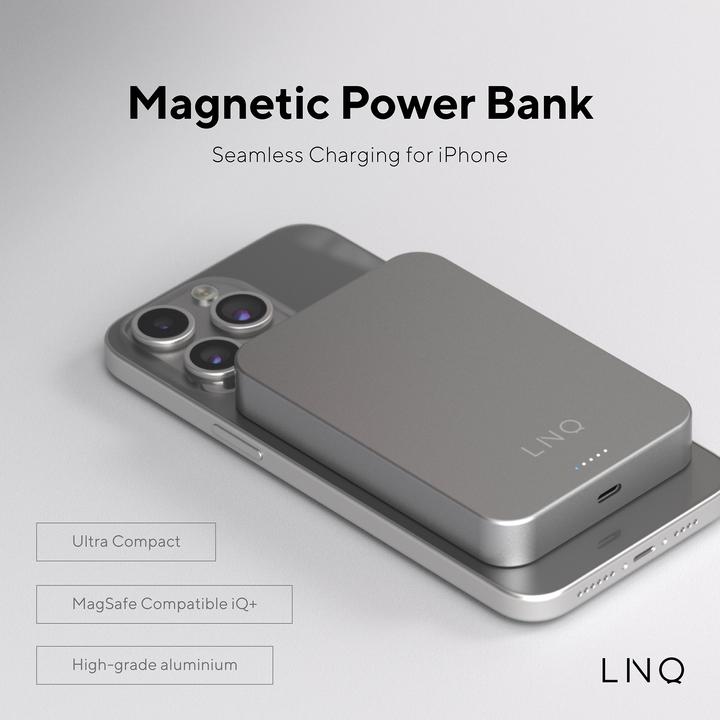 Immagine prodotto LINQ Connects Pro Charge Magnetic (10000 mAh, 18 W, 37 Wh)
