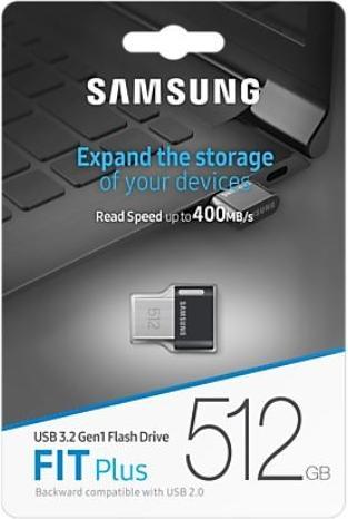 Immagine prodotto Samsung Fit Plus (512 GB, USB 3.1 Gen 2, USB-A)