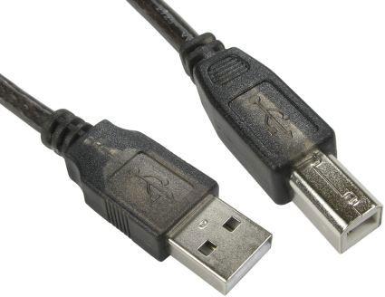 Immagine prodotto Rs Pro Cavo da USB A maschio a USB B maschio, USB 2.0, 15 (15 m, USB 2.0)
