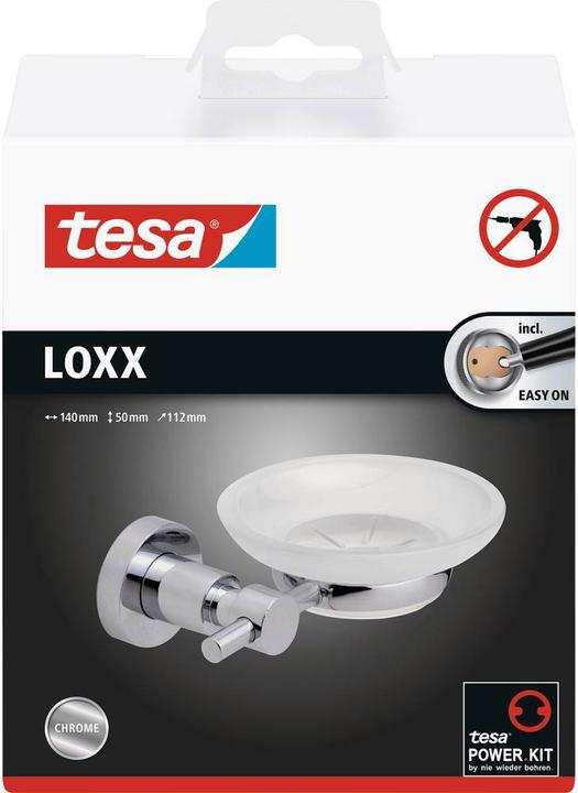 Image du produit tesa LOXX Porte-savon avec solution adhésive sans perçage
