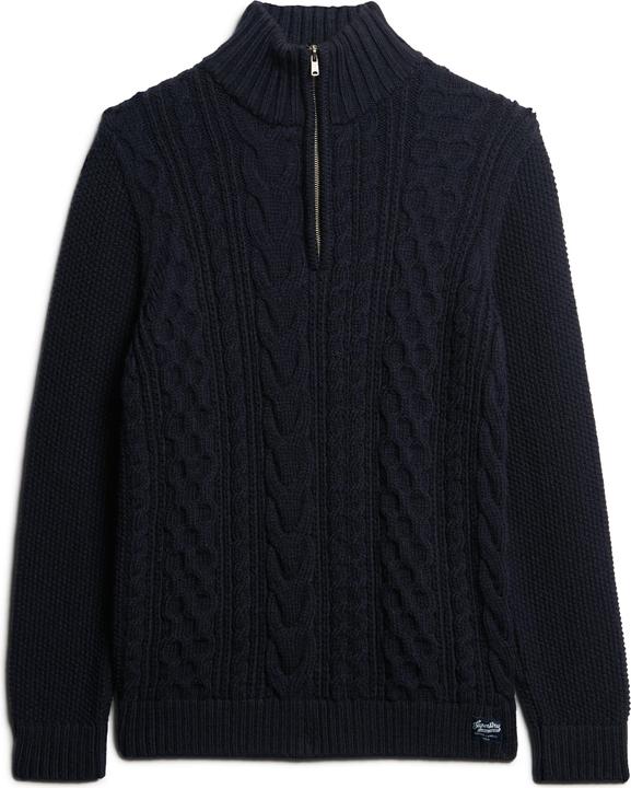 Actual product image Superdry half-zip knit weater uperdry jacob cable (S)