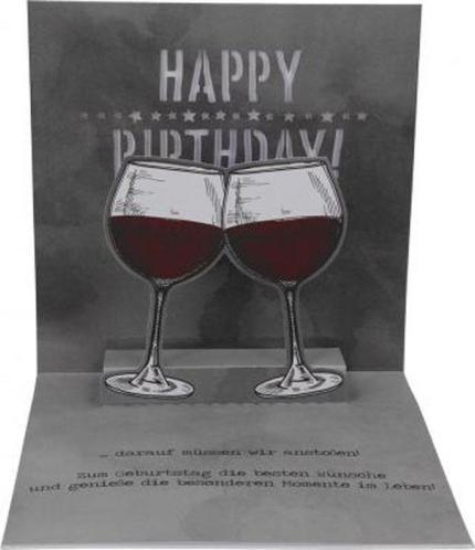 Produktbild Magni Depesche 0011694-020 Pop-up Glückwunschkarte zum Geburtstag, Klappkarte mit Musik, Lichtelementen un (1 Stk.)