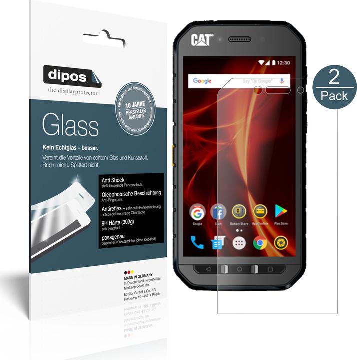 Actual product image Dipos Screen Protector Anti-Shock (1 Piece, CAT S41)