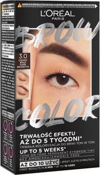Actual product image L'Oréal Paris Brow Colour Semi-Permanent Eyebrow Tint (3.0 Dark Brunette)