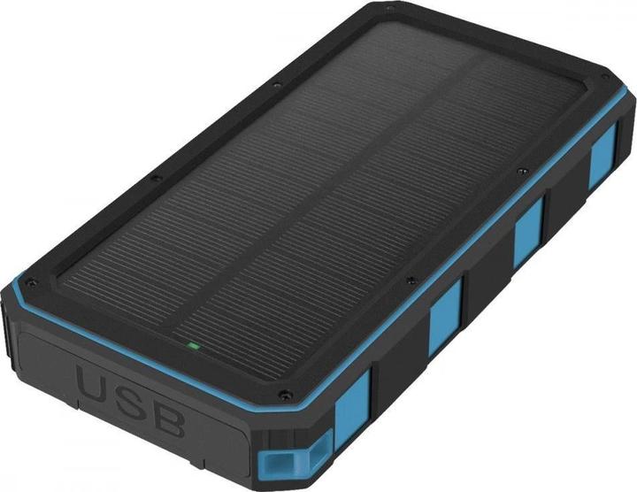Immagine prodotto fontastic Banca di energia solare da 20000 mA (20A) con ricarica a induzione da 15W USB-C 2 x USB Fast Charge (20000 mAh, 22 W, 74 Wh)