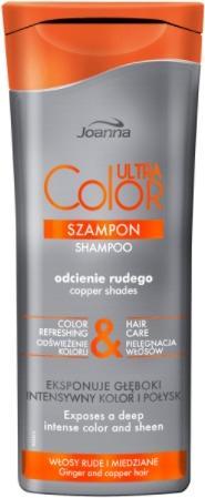 Actual product image Joanna Ultra Colour Shampoo For Red And Copper Hair 200Ml (200 ml, Liquid shampoo)