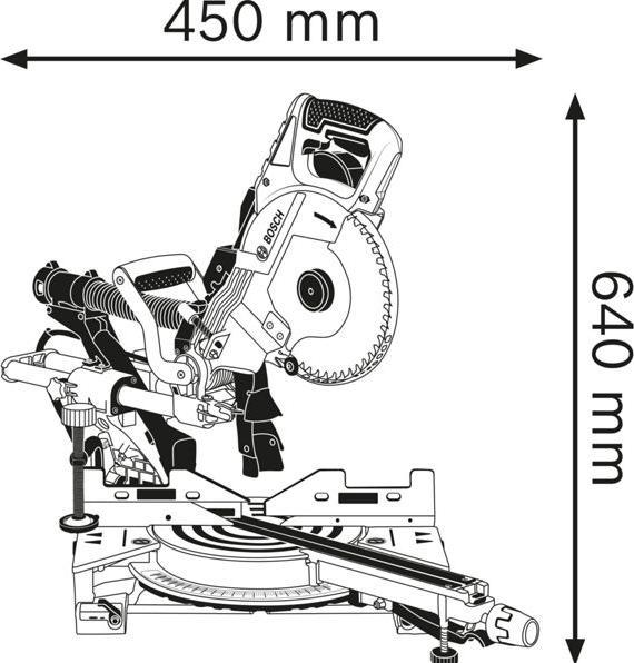 Actual product image Bosch Professional Gcm 8 Sde