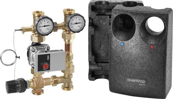 Actual product image Oventrop OV Kessel-Anbindesys Regumat RTA-130 TOP DN 25 with Wilo Yonos PARA 25/6 RKC