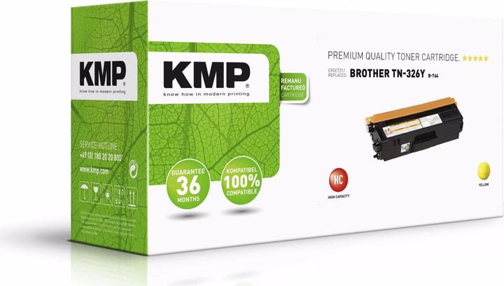 Produktbild KMP B-T64 Toner yellow kompatibel mit Brother TN-326 Y (Y)