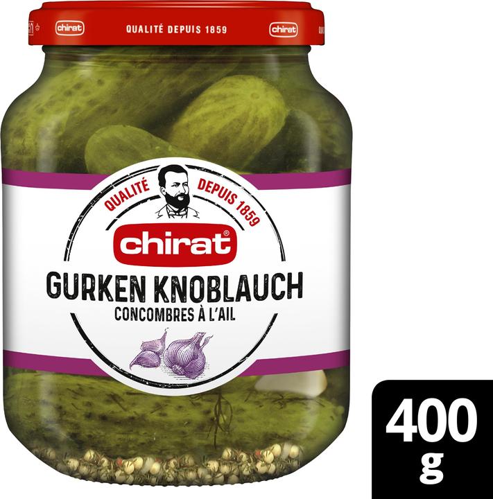 Image du produit Chirat Concombres à l'ail 400 g (400 g)